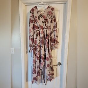 Floral Maxi Dress small